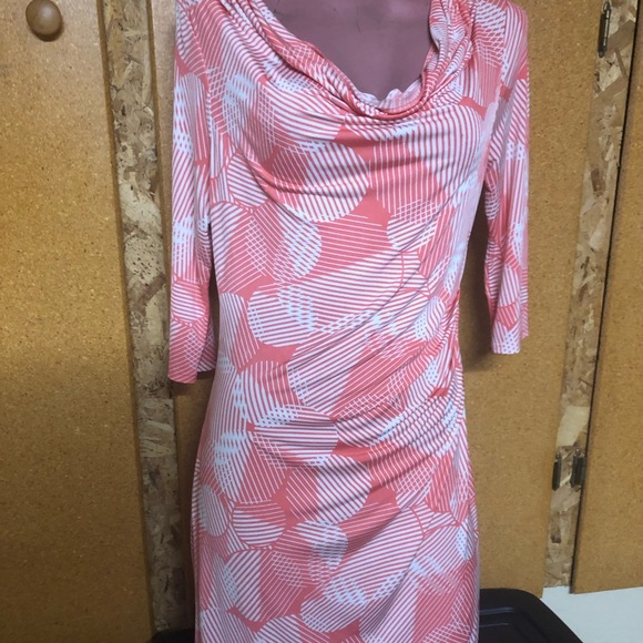 Silky cowl-neck dress from ModCloth size L - Picture 2 of 4